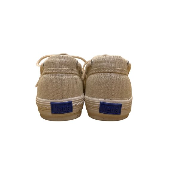 Keds Women’s Ivory Canvas Nautical Lace-Up Casual Top Siders Boat Shoes Size 5 - Picture 7 of 8